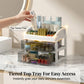 ⏰Limited-time 49% off💄✨Multi-layer tidy storage box 🧴 Clear view design, easy to find all skincare & makeup!