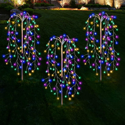 🎁Party Essentials💥Hot Sale 50% OFF 🔥Solar Garden Lights Outdoor Decor – 100 LEDs, IP55 Waterproof, Easy Install 🌙