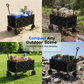 🛒 LIMITED-TIME 50% OFF! ✨Heavy‑Duty Collapsible Wagon Cart – 130L capacity, 80kg load, all‑terrain wheels,Thickened carbon steel frame!🚚