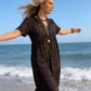 💃Leopard Print Dress🐆 V-neck, high waist, slimming design, flowing skirt, breathable short sleeves, exudes wild elegance in an instant! ✨