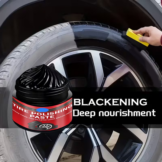 🏆 Last Day Special Price £9.99 ! 🚗BUY 1 GET 1 FREE! ✨ Car Tire & Plastic Trim Renewal Paste – Restores Shine, Prevents Cracking & Easy Application
