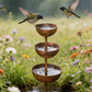 🐦 50% OFF NOW ! ⚡ 3-Tier Rustic Metal Bird Feeder & Drinker Stake – Stable Design, Weatherproof & Decorative Outdoor Style 🌿