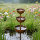 🐦 50% OFF NOW ! ⚡ 3-Tier Rustic Metal Bird Feeder & Drinker Stake – Stable Design, Weatherproof & Decorative Outdoor Style 🌿