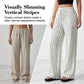 🔥SUMMER HOT SALE🔥 Women's Striped Drawstring Wide-Leg Pants – Lightweight, Breathable & Adjustable Waist For Casual Chic ✨🍃