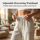 🔥SUMMER HOT SALE🔥 Women's Striped Drawstring Wide-Leg Pants – Lightweight, Breathable & Adjustable Waist For Casual Chic ✨🍃