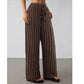 🔥SUMMER HOT SALE🔥 Women's Striped Drawstring Wide-Leg Pants – Lightweight, Breathable & Adjustable Waist For Casual Chic ✨🍃