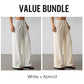 🔥SUMMER HOT SALE🔥 Women's Striped Drawstring Wide-Leg Pants – Lightweight, Breathable & Adjustable Waist For Casual Chic ✨🍃