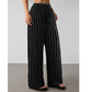 🔥SUMMER HOT SALE🔥 Women's Striped Drawstring Wide-Leg Pants – Lightweight, Breathable & Adjustable Waist For Casual Chic ✨🍃