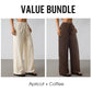 🔥SUMMER HOT SALE🔥 Women's Striped Drawstring Wide-Leg Pants – Lightweight, Breathable & Adjustable Waist For Casual Chic ✨🍃
