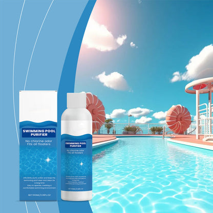 🏆 Last Day Special Price £9.78 ! 🔥Buy 2 Get 1 Free💧 Swimming Pool Purifying Liquid – Crystal Clear Water, Zero Hassle! ✨