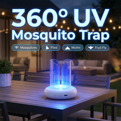⏰Last day sale 50% OFF🔥360° UV LED Mosquito & Fly Trap Lamp