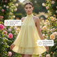 🔥SUMMER HOT SALE🔥 Women's Flowy Halter Drop-Waist Mini Dress