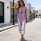 💐Limited-time 50% off⏰Casual Round Neck Layered Tunic Top & Wide Leg Pants Set👚👖