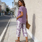 💐Limited-time 50% off⏰Casual Round Neck Layered Tunic Top & Wide Leg Pants Set👚👖