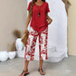 💐Limited-time 50% off⏰Casual Round Neck Layered Tunic Top & Wide Leg Pants Set👚👖