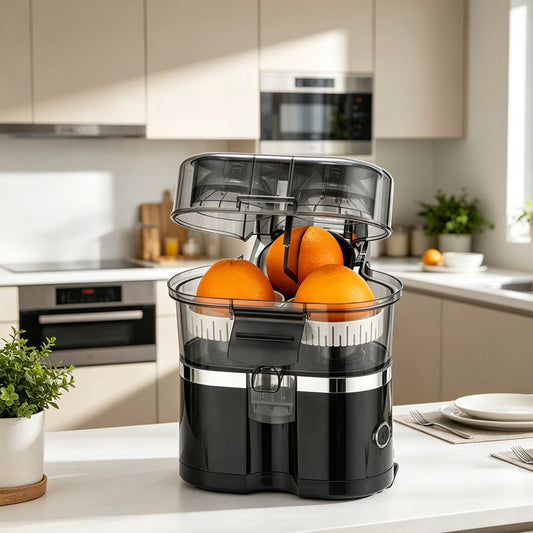 🍊 50% OFF NOW ! ⚡ Dual-Head Automatic Citrus Juicer – Double Efficiency, Hands-Free & Fast 20s Juicing Design 🥤