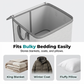 🛍️ Final 3 hours Special Price £9.77! 🏆 Large Collapsible Storage Bag with Handles – Spacious Capacity, Foldable Design & Sturdy Carry Handles 📦