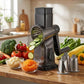 🏆 LIMITED-TIME 50% OFF! 🥕 3-in-1 Rotary Vegetable Slicer – Hand Crank Food Shredder with Suction Base, Slicing & Coarse/Fine Shredding