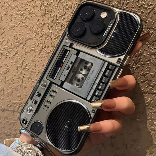 📼 Final 3 hours Special Price £9.78!🏆#1 Best Seller⚡ Retro Boombox Cassette Player Phone Case – Vintage Style, Slim Fit & Full Protection Design 🎶