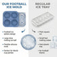 🥂 Last Day Special Price £7.77 !  🏆 Silicone Soccer Ball Ice Cube Tray – 5.5 cm Cubes, Slow-Melting, Leak-Proof Design, 4 Colors, Perfect for Game Nights & Cocktails
