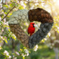 Heart-Shaped Hanging Bird Nester Ornament