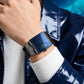 🏆 LIMITED-TIME 50% OFF! ⌚ Men's Square Quartz Watch – modern case, stainless steel band & waterproof. Versatile for everyday & business! 💼