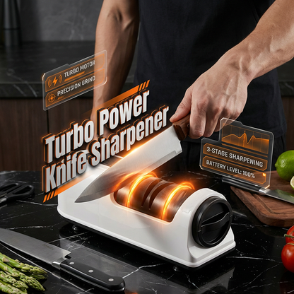 🔪 50% OFF NOW ! ⚡ 3-Stage Electric & Manual Knife Sharpener – Fast Polishing, Dual Mode & Labor-Saving Kitchen Design ✨