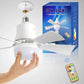 ⏳ LAST DAY SALE 50% OFF 🔥 40W LED Ceiling Fan Light – 20.5” Ultra-Quiet with Remote 🎯 | E27 + FREE B22 Adapter 🔌 | For Bedroom 😴, Kitchen 👩‍🍳 & Garage 🛠️ – UK Ready! 🇬🇧