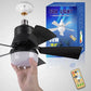 ⏳ LAST DAY SALE 50% OFF 🔥 40W LED Ceiling Fan Light – 20.5” Ultra-Quiet with Remote 🎯 | E27 + FREE B22 Adapter 🔌 | For Bedroom 😴, Kitchen 👩‍🍳 & Garage 🛠️ – UK Ready! 🇬🇧
