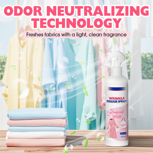 🏆 Last Day Special Price £9.99 ! 🔥Buy more Save more🎁Multi‑Functional Wrinkle Release Spray👕✨