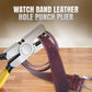 🔧 Last Day Special Price £8.99 ! ⏱️Buy 2 Get 1 Free🎁Portable Watch Strap Hole Punch Plier – precision punching needle, anti-rust metal body, ergonomic non-slip grip, multi-leather strap use. Watch & belt DIY adjustment essential!