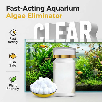 🏆 Last Day Special Price £9.77 ! 🔥Buy 2 Get 1 Free🎁Aquarium Green Water & Moss Eliminator