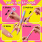 🏆 Last Day Special Price £9.99 ! 🔥Buy more Save more🎁12-Color Nail Art Marker Pen Set