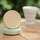 🥛🔥Silicone Collapsible Travel Cup with Lid & Lanyard