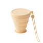 🥛🔥Silicone Collapsible Travel Cup with Lid & Lanyard