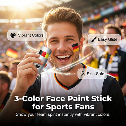🏆 Last Day Special Price £9.99 ! 🔥Buy 1 Get 1 Free🔥National Flag Face Paint Stick for Sports Fans