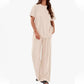 Women's Short Sleeve Top & Wide Leg Pants Set