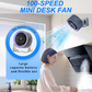 ❄️50% OFF NOW⚡ 2026 Desk Fan – USB Rechargeable with LED Display – 5-Speed Quiet Cooling, Real-Time LED Screen & Long-Lasting Battery 🌬️