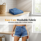🏖️ Summer Hot Sale 💐 Women's High-Rise Cuffed Denim Shorts