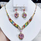 💎 50% OFF! ✨ Sparkling Heart Jewelry Set – Necklace & Earrings, Elegant, Lightweight 💖