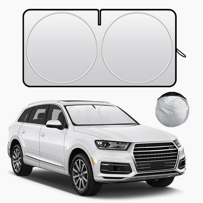 🏆 Last Day Special Price £9.99 ! 🏖️ Summer Hot Sale 🎁Foldable Car Windshield Sunshade with Storage Bag