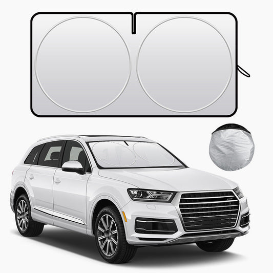 🏆 Last Day Special Price £9.99 ! 🏖️ Summer Hot Sale 🎁Foldable Car Windshield Sunshade with Storage Bag