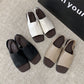 👡 50% OFF NOW ! 💐 Women's Retro Square Toe Slingback Sandals – Stylish Retro Look, Comfort Fit & Trendy Daily Footwear ✨