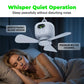 💡50% OFF NOW ! ⚡ Rechargeable Ceiling Fan with LED Lights – Dual-use cooling & lighting, long battery life, portable hanging design ✨