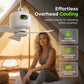 💡50% OFF NOW ! ⚡ Rechargeable Ceiling Fan with LED Lights – Dual-use cooling & lighting, long battery life, portable hanging design ✨