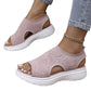 👡50% OFF NOW ! 💐 Women's Breathable Knit Platform Sandals – Air-permeable knit upper, cushioned sole & lightweight comfy summer footwear ✨