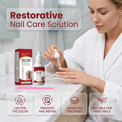 🏆 Last Day Special Price £9.99 ! ⭐BUY 1 GET 1 FREE⭐Triple Action Nail Care Repair Solution Kit