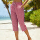 👖 50% OFF NOW ! 💐 Women's Summer Plaid Capri Pants – Breathable lightweight fabric, classic plaid pattern, comfortable cropped length for casual summer daily looks 💝