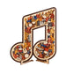 🎶 Last Day Special Price £9.99 ! 🔥Buy more save more🎁Wooden Musical Note Jigsaw Puzzle🧩