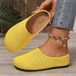 👡 2026 New Arrivals 50% OFF! 💐Women's Breathable Knit Slip-On Mules – Lightweight & cushioned – Easy on/off, perfect for casual days or quick errands – airy and comfy 🌸